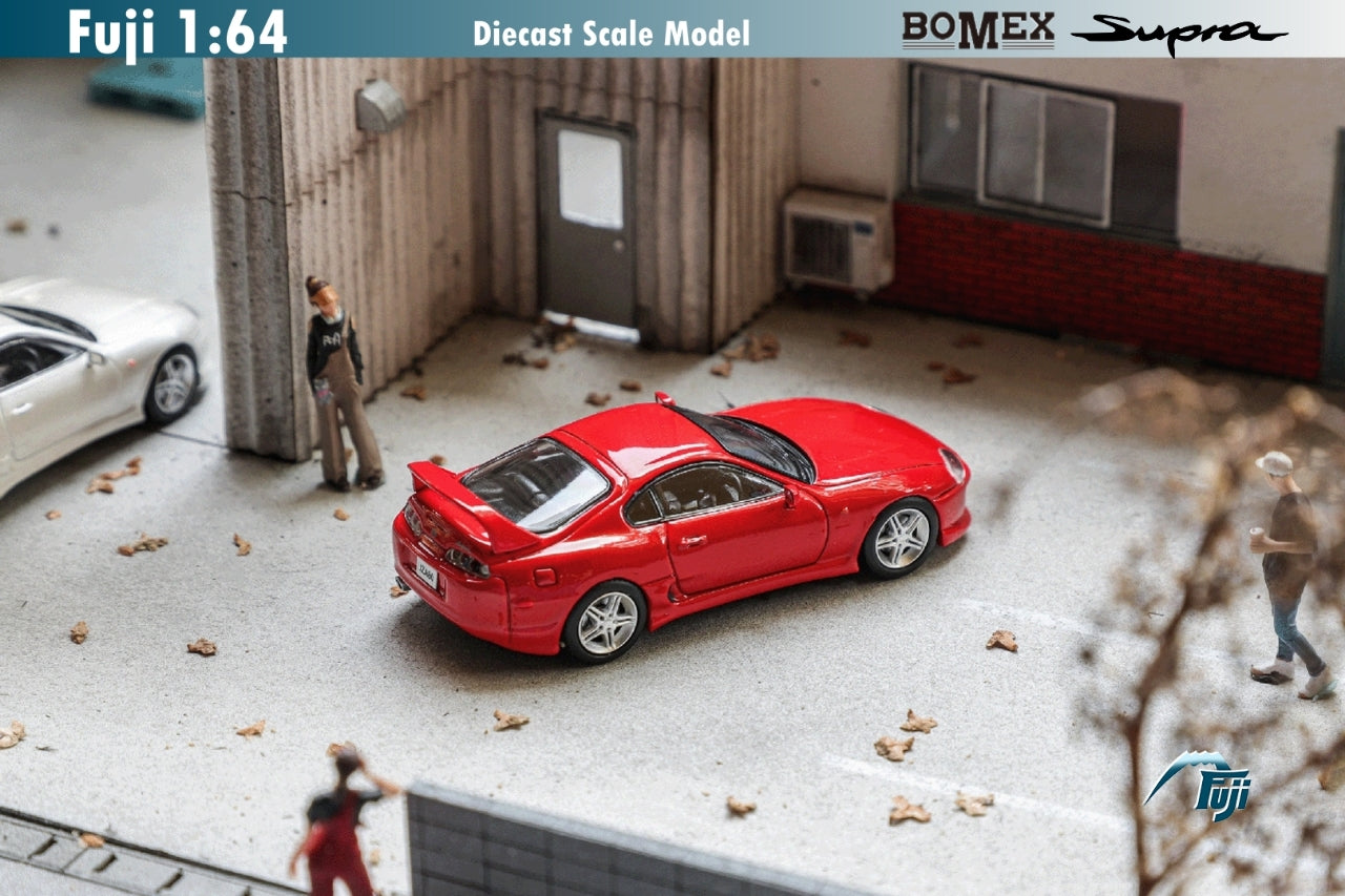 Fuji 1:64 Toyota Supra RZ Mk4 A80 (JZA80) Bomex V1 Red – Horizon