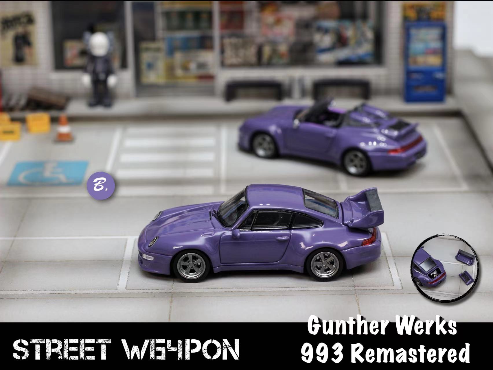 Street Weapon 1:64 Gunther Werks 993 Remastered (2 Colours