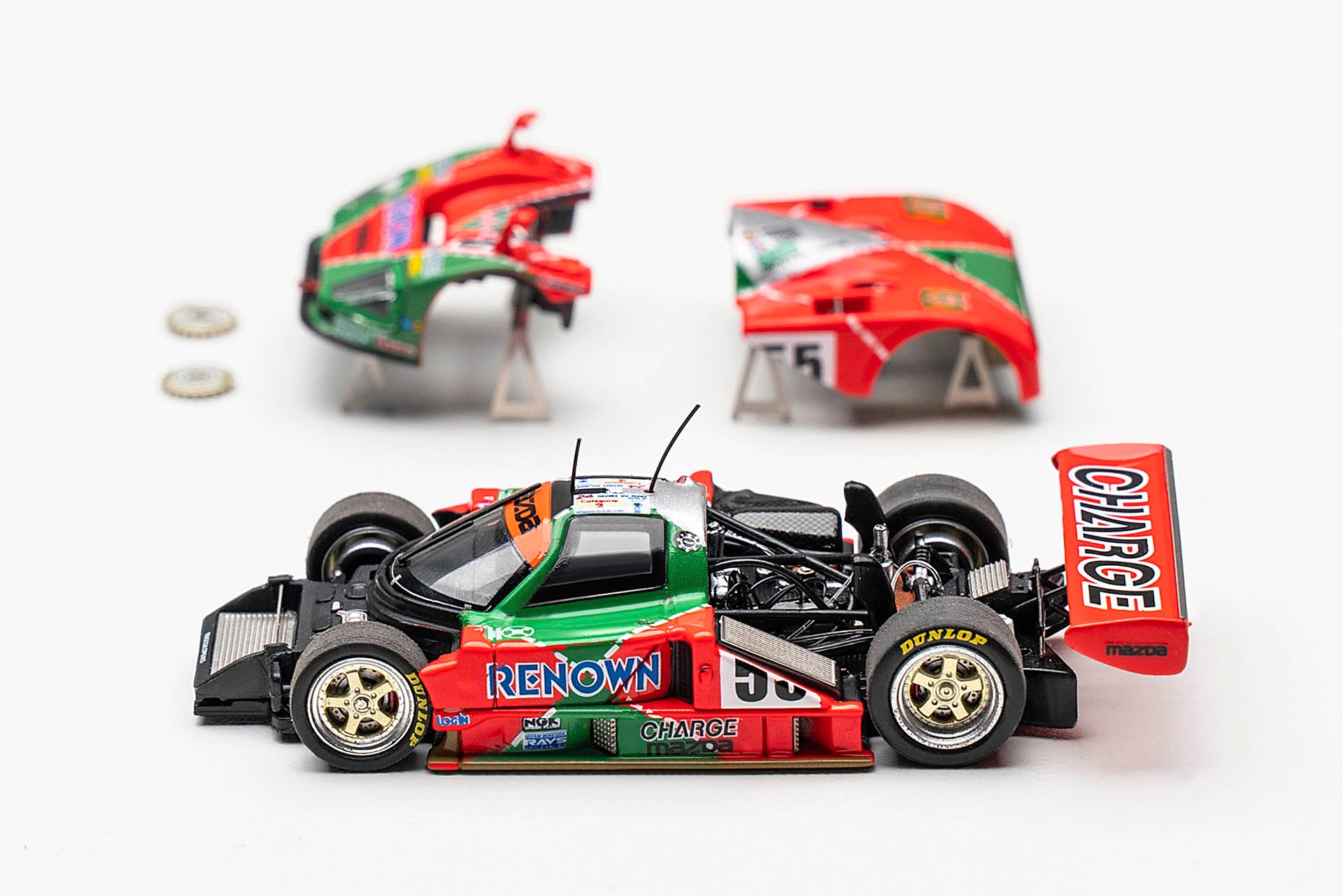 MOTORHELIX 1:64 Mazda 787B #55 WINNER Car – Horizon Diecast