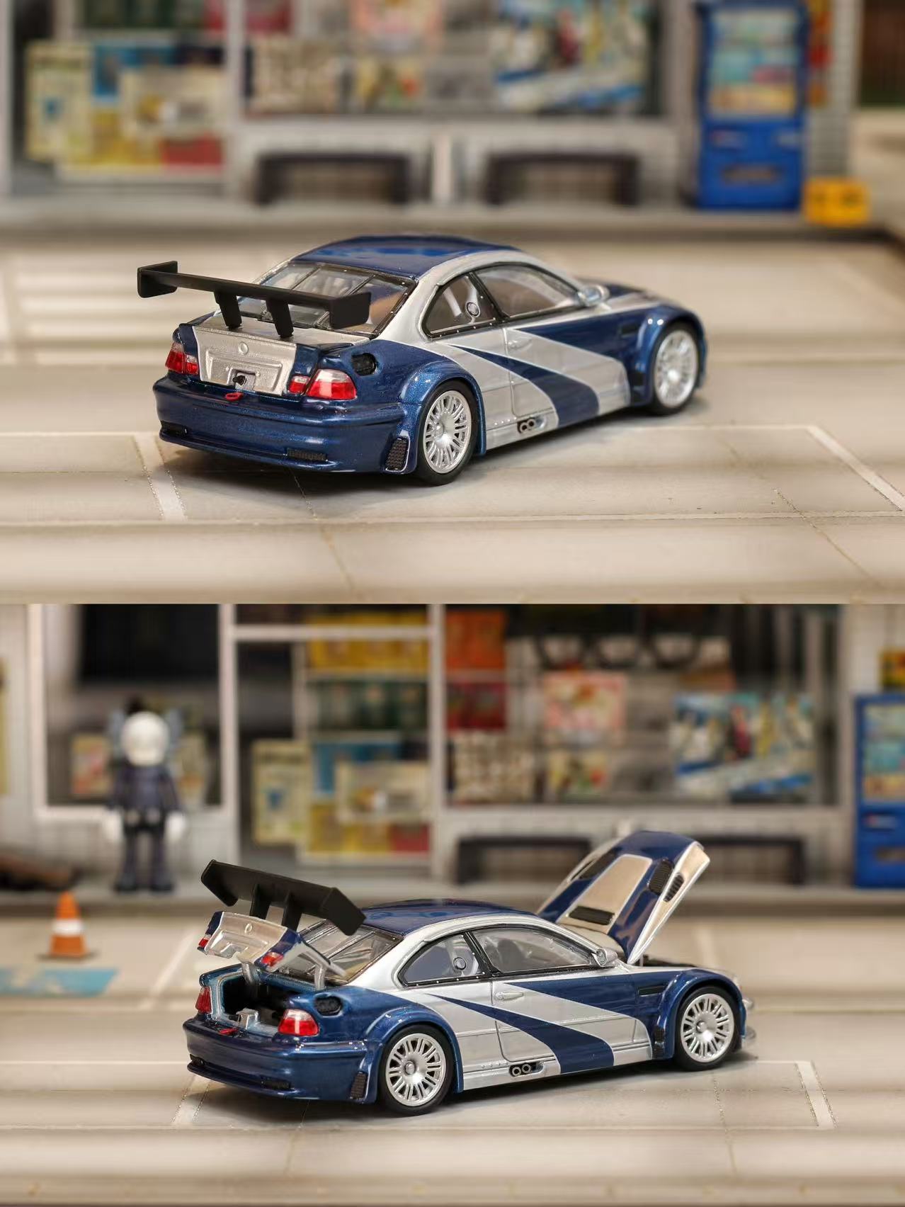 Preorder] Ghost Player 1:64 BMW E46 M3 GTR Need for Speed Livery