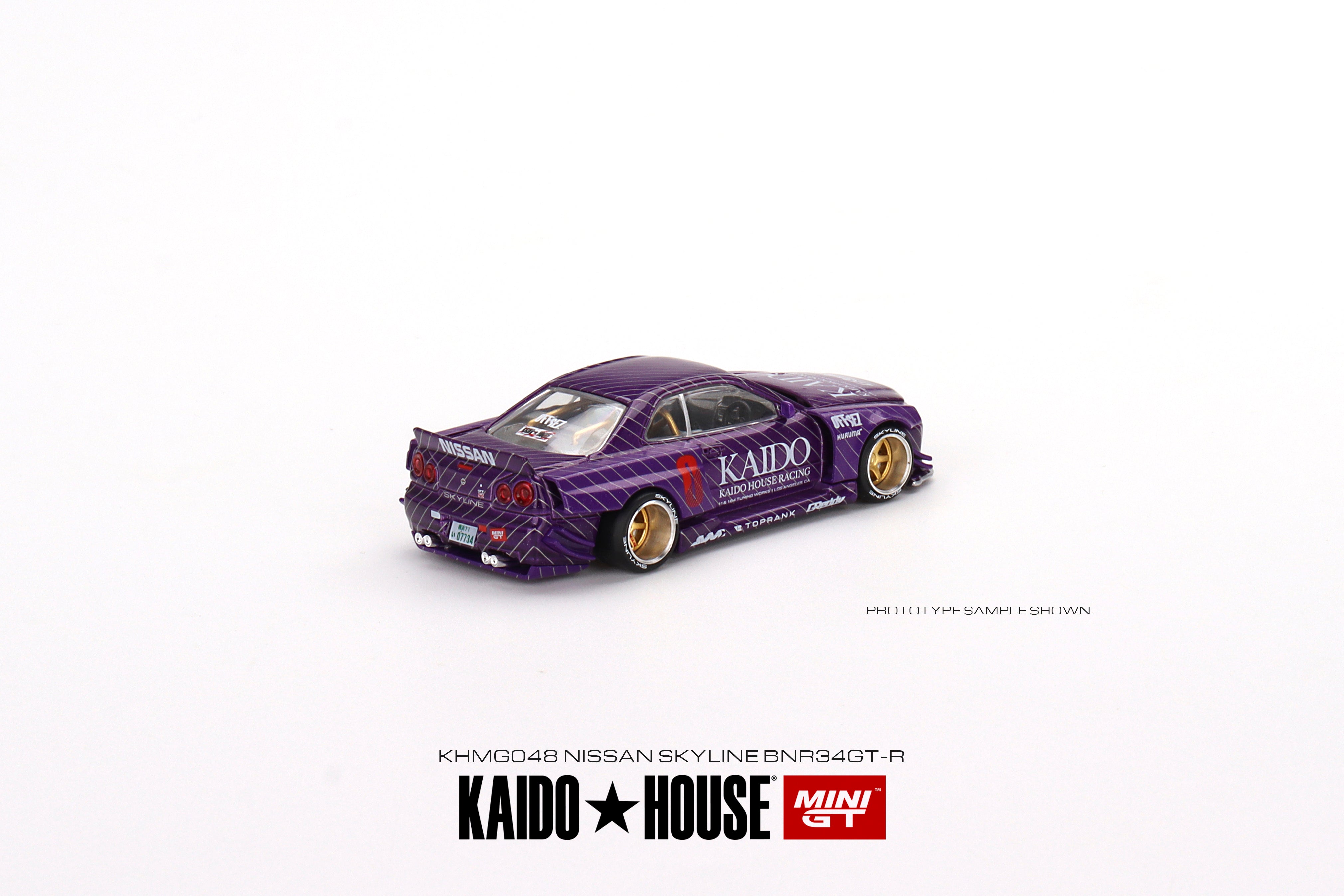 Kaido House + Mini GT 1:64 Nissan Skyline GT-R (R34) Kaido Works