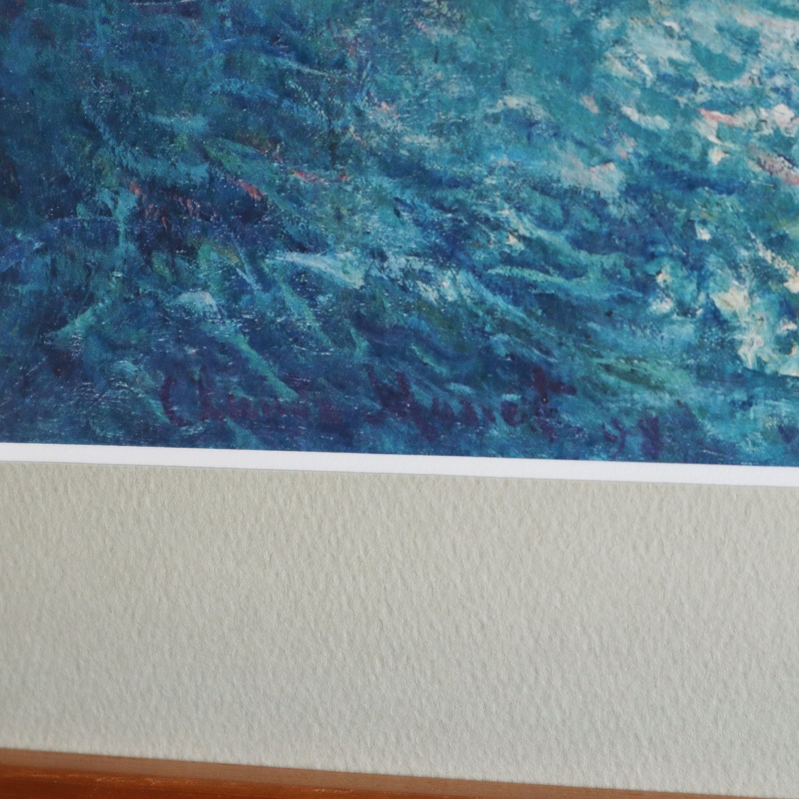 クロード・モネ 「ジヴェルニー近郊のセーヌ川の朝」アートポスター