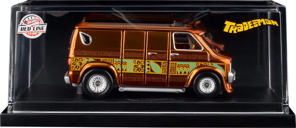 70s Dodge Tradesman Van - Hot Wheels 2025 Red Line Club