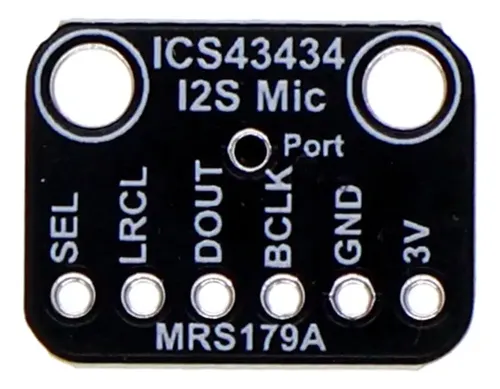 Ics-43434 I2s Mems Microphone Module With Low Pass Filter Au