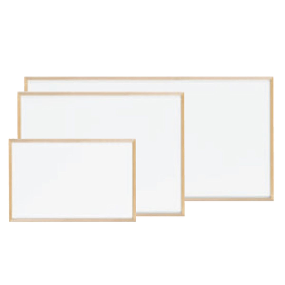 木枠ボード（30mm）ホーローホワイトボード WHO｜馬印