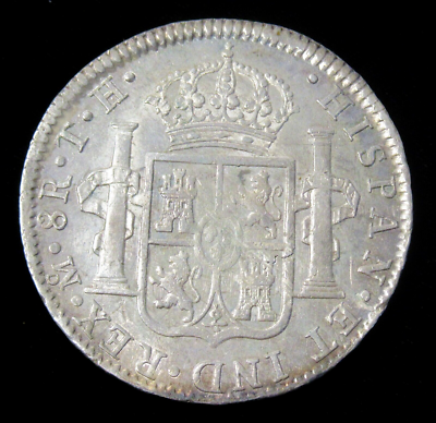 Mexico: 1807 Spanish Colonial 8 Reales Carolus IIII Silver Coin