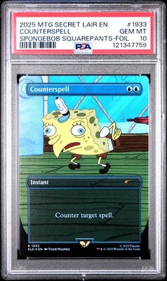 2025 MTG SECRET LAIR DROP #1933 COUNTERSPELL PSA 10 | eBay