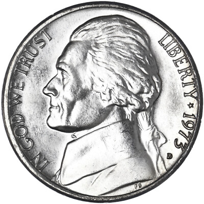 1973 D Jefferson Nickel Gem BU US Coin | eBay