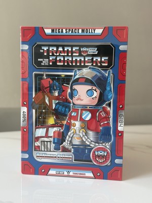 POPMART MEGA SPACE MOLLY 400% OPTIMUS PRIME ✓ New Sealed ‼️US