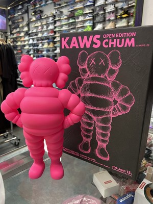 KAWS Open Edition Chum 20th Anniversary (2022) Pink BNIB
