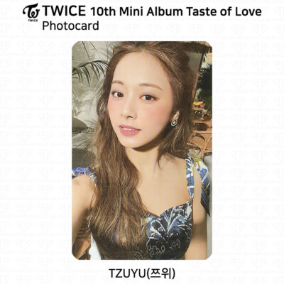 TWICE 10th Mini Album Taste of Love Official Photocard Tzuyu KPOP