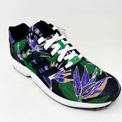 Adidas Originals ZX Flux Torsion Hawaiian Black White Mens Running