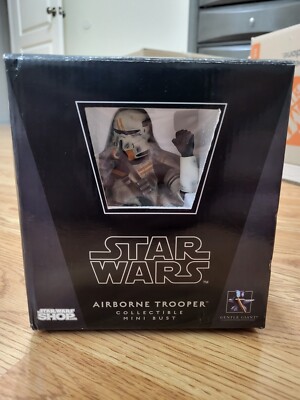 Star Wars Gentle Giant Airborne Trooper Mini Bust Clone Wars 212th