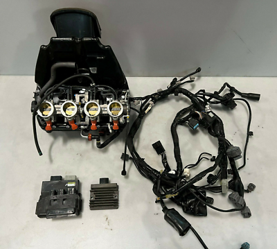 19-23 KAWASAKI NINJA ZX6R ZX636 ECU Wiring Harness Throttle Bodies