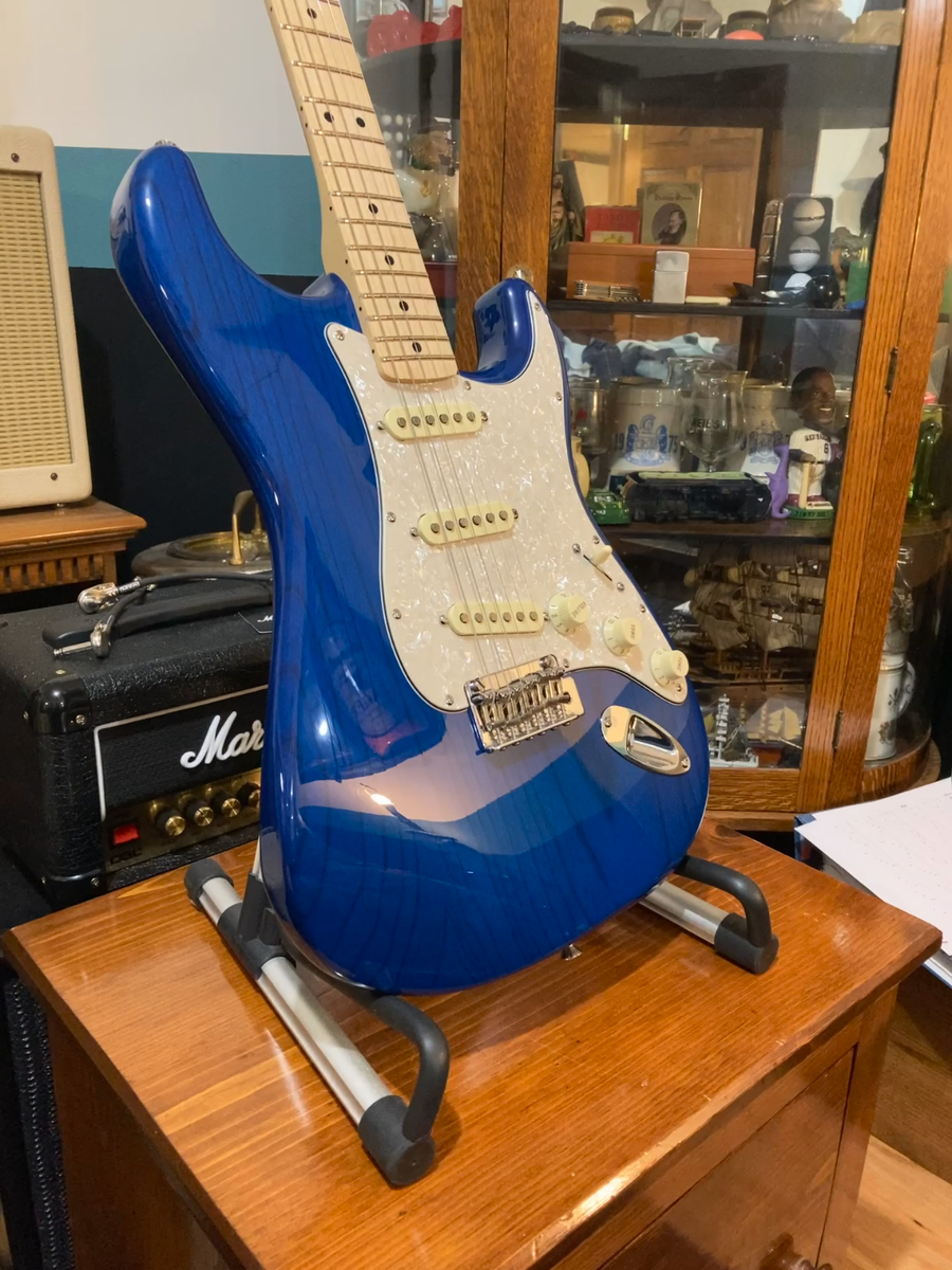 Fender Stratocaster/Strat/St P/C Sapphire Translucent Blue | eBay