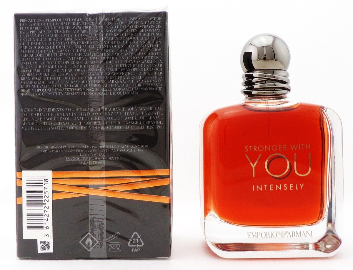 Emporio Armani Stronger With You Intensely 3.3oz EDP Spray for Men