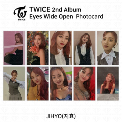 TWICE 2nd Album Eyes Wide Open Official Photocard Photo Card Jihyo