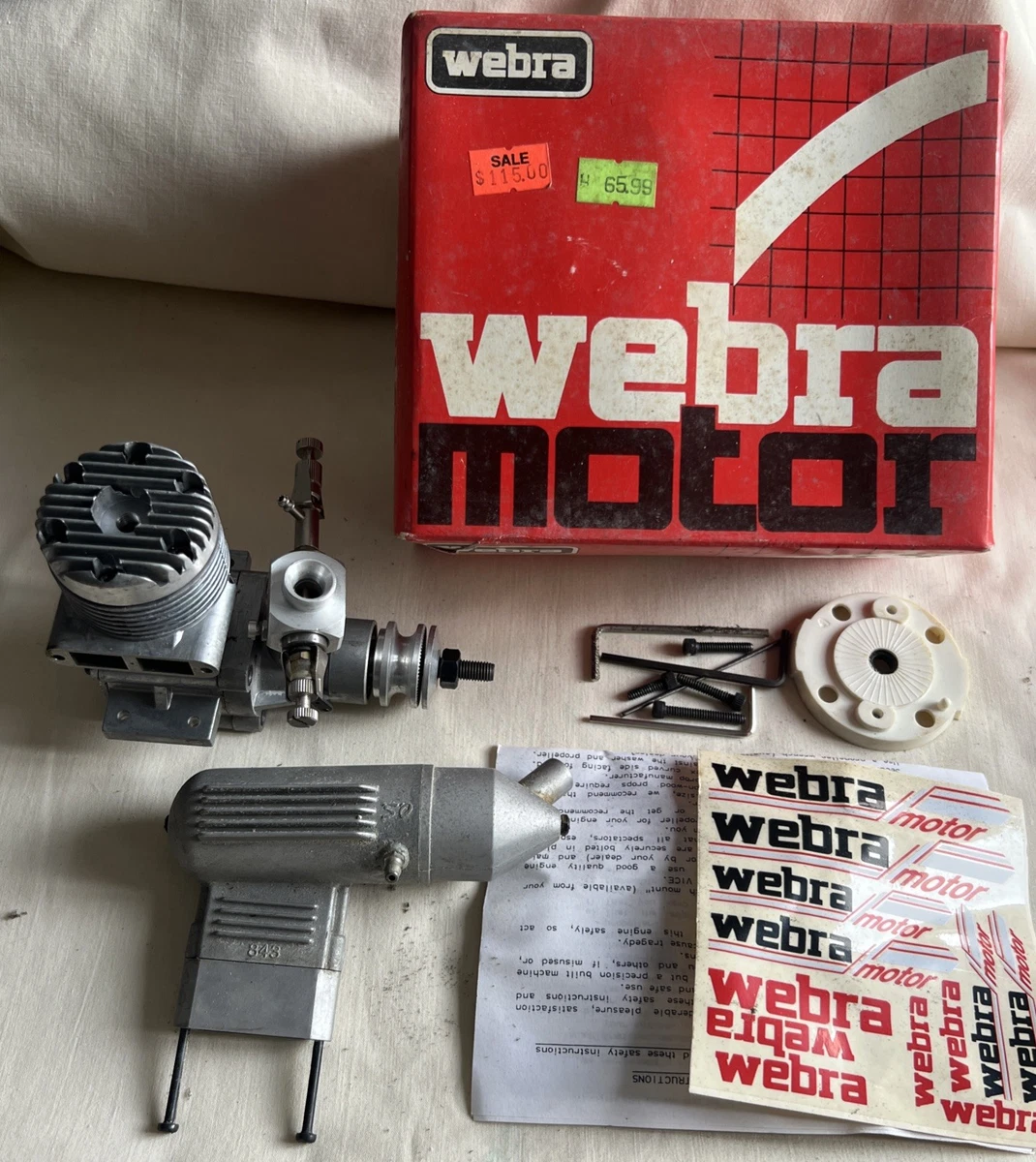 ホビーラジコン Webra Speed 40RC Webra Engine - Webra Speed 40 ABC