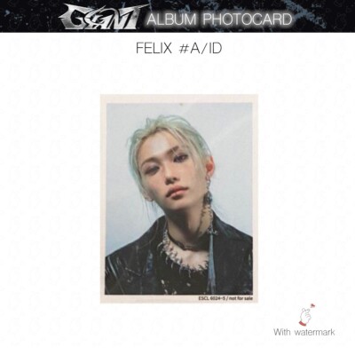 FELIX STRAY KIDS GIANT JAPAN ALBUM PHOTOCARD POB LUCKY DRAW SOLO