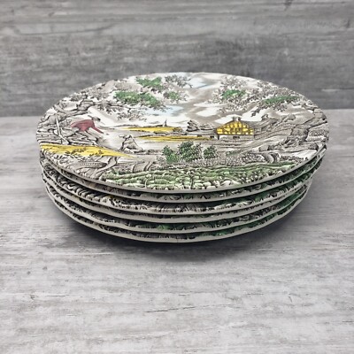 Vintage Plate The Hunter By Myott 6 3/4