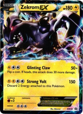 2012 Pokémon Card ZEKROM EX BW38 Promo Rare/Holo | eBay