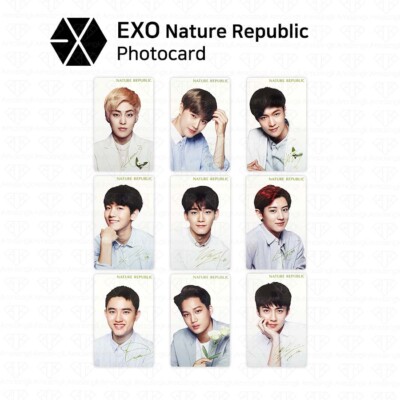 Exo X Nature Republic Official Photocard Photo Card KPOP Baekhyun