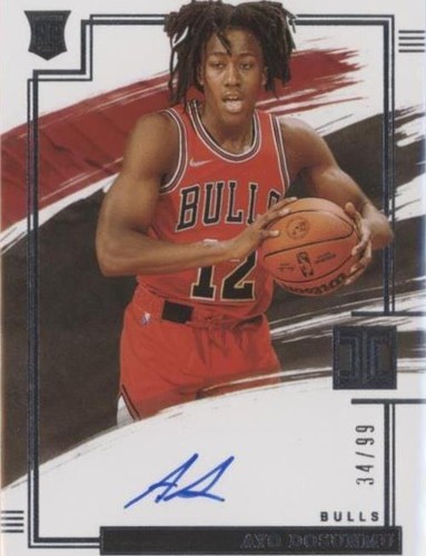 Ayo Dosunmu 2021-22 Rc Auto Obsidian Blue /27 Rookie Autograph