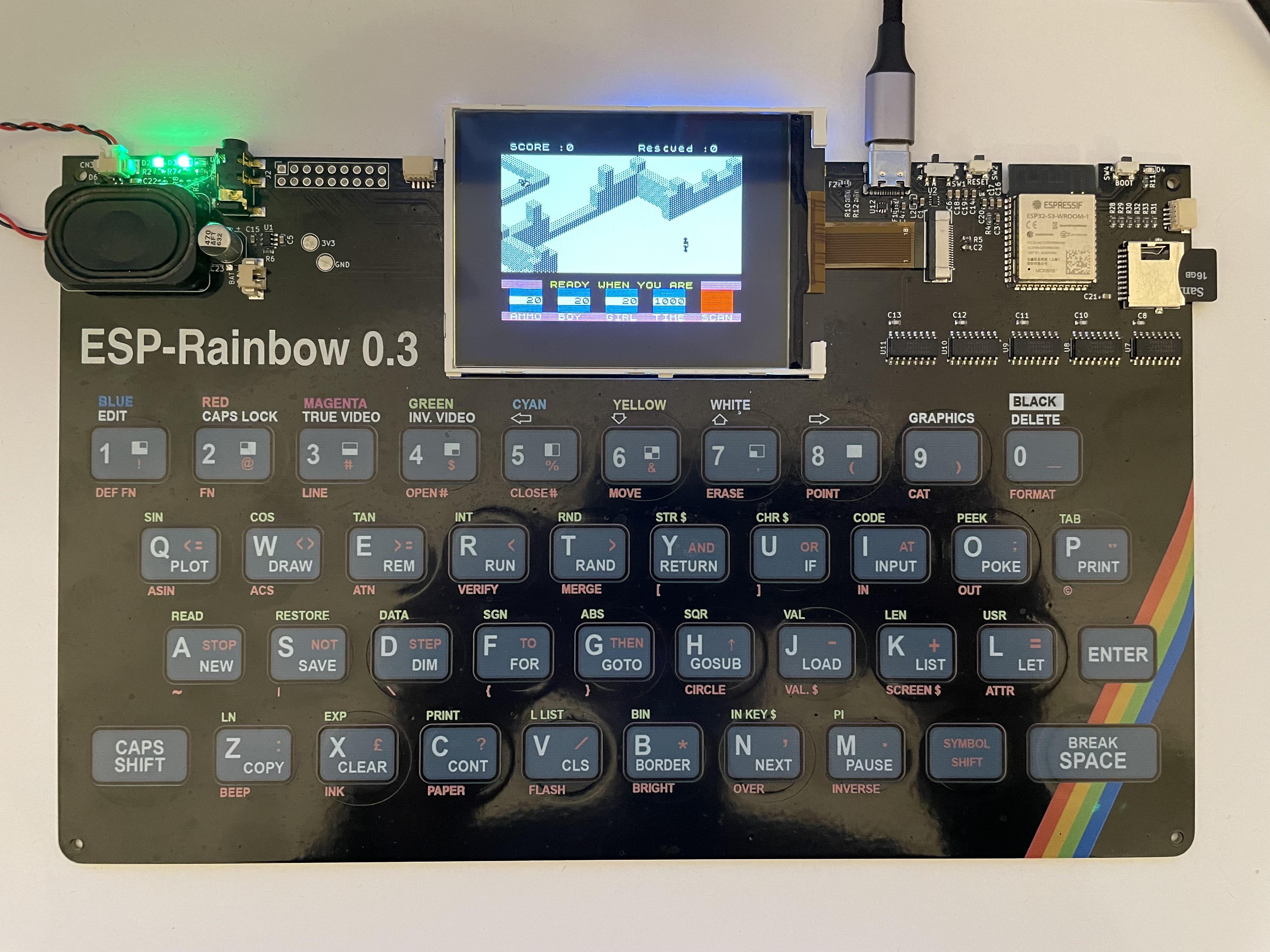 ESP32-S3 ZX Spectrum emulator : r/esp32