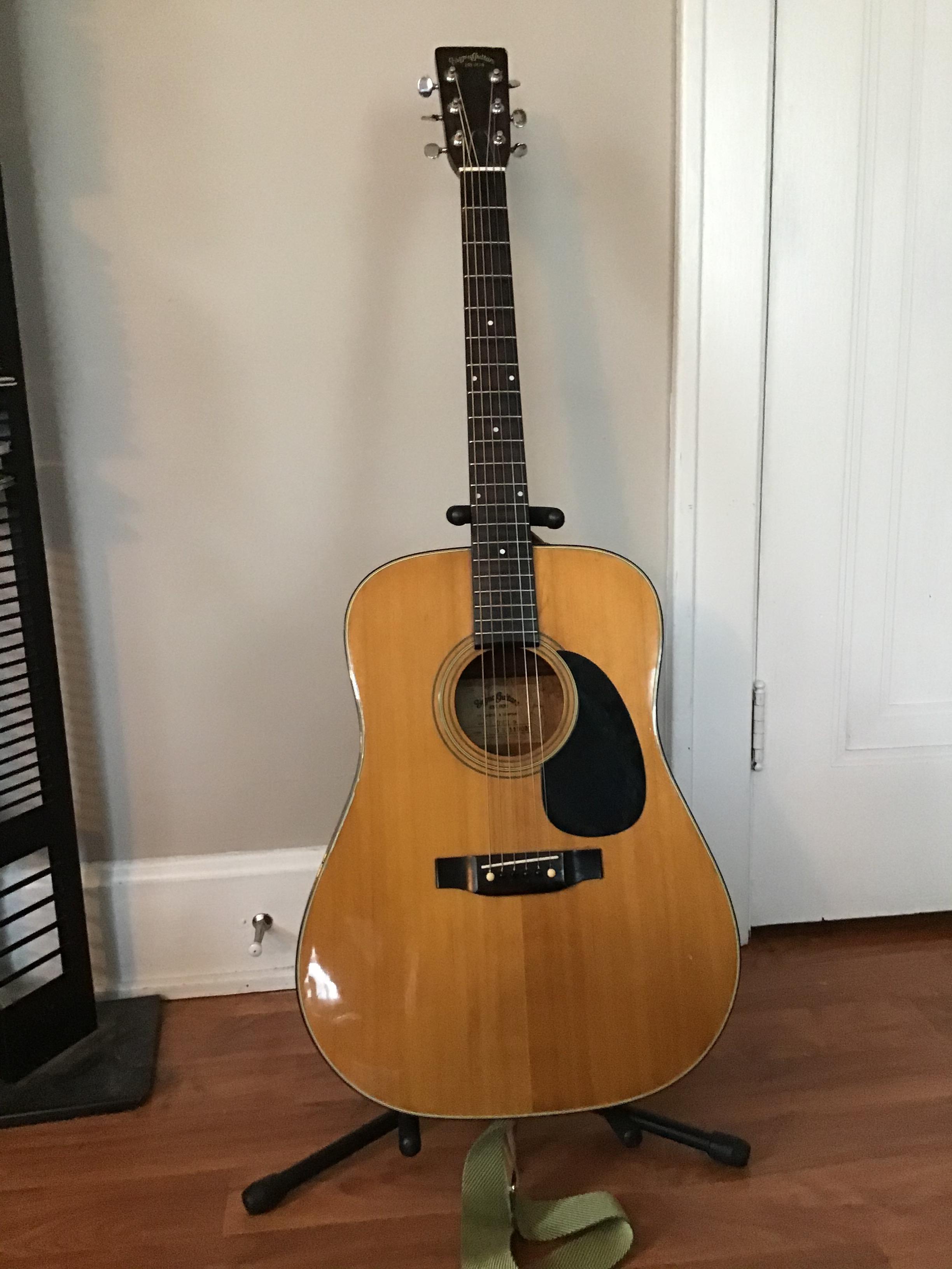 Just had this handed down to me, mid 70's Sigma DM3 : r/guitars