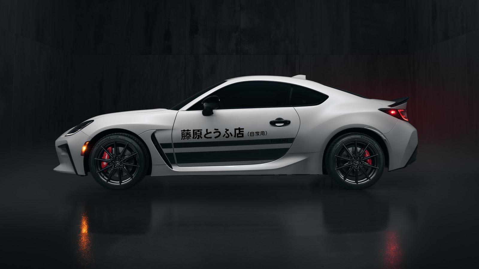 2024年トヨタGR86 Trueno Editionに、フォトショップで加工した頭文字D