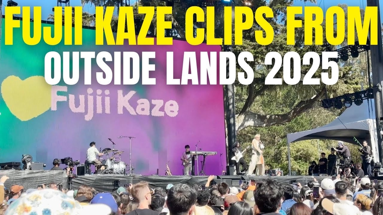 Fujii Kaze Live at Outside Lands 2025 | Festival Highlights