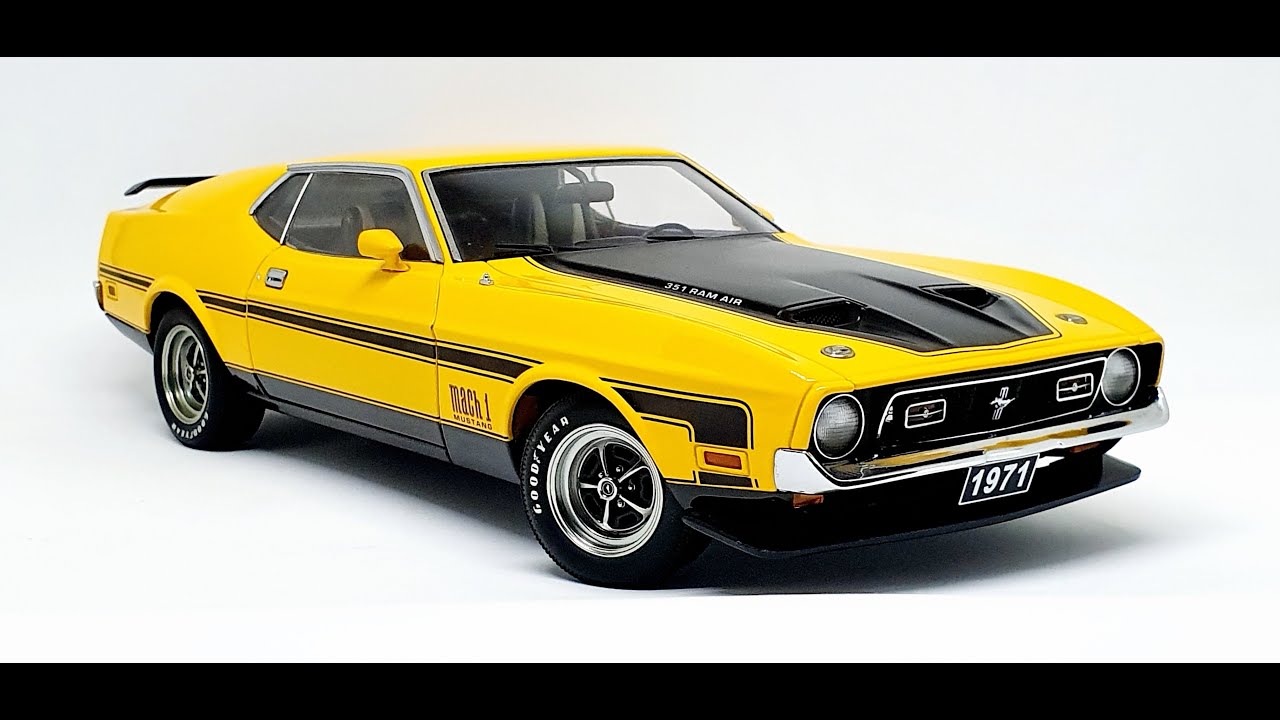 1/18 Autoart diecast Ford Mustang Mach 1 1971 - YouTube