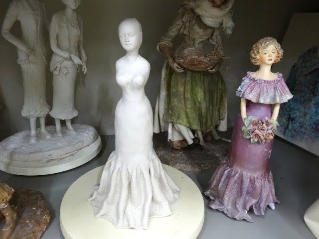 初めての粘土人形（創作紙粘土人形）1回目「顔とボディー」 - YouTube