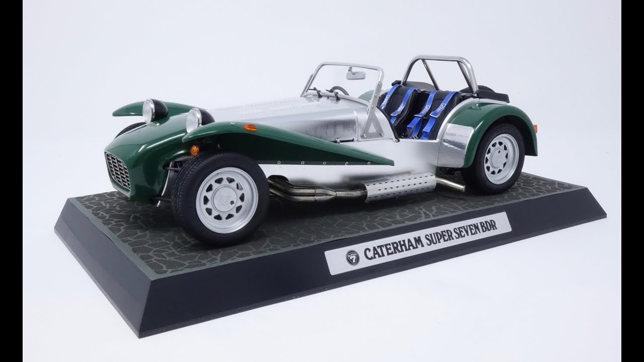 Tamiya 1/12 Caterham Super Seven BDR - building - YouTube