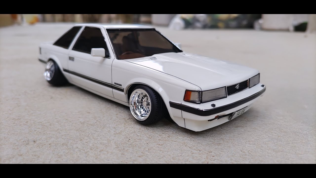 アオシマ プラモデル 1/24 トヨタ MZ11 ソアラ2800GT-EXTRA '81 完成