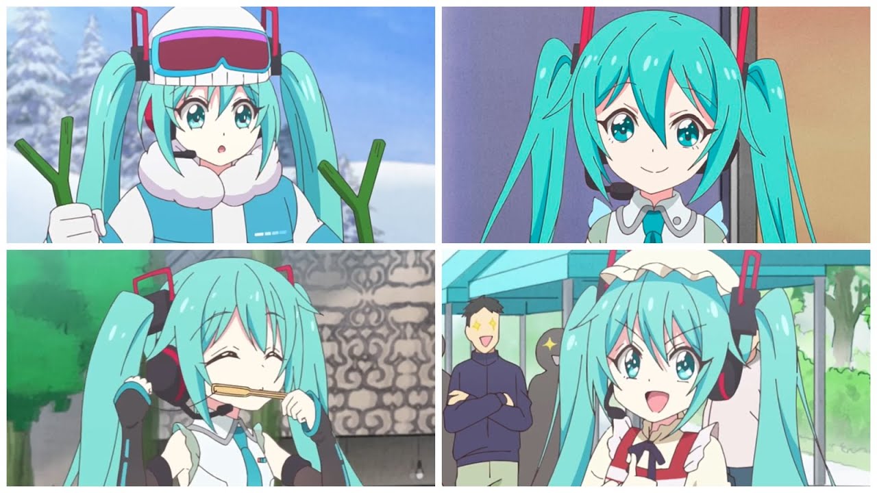 All scenes with Hatsune Miku 2022 Season 3 Jashin-chan Dropkick on
