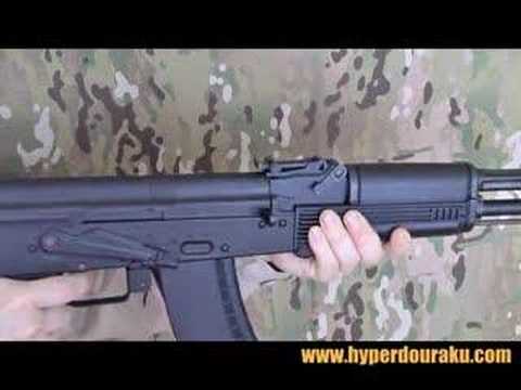 東京マルイ 次世代電動ガン AK74MN 射撃 - YouTube