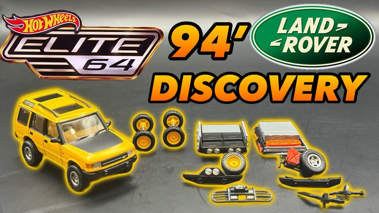 Hot Wheels Elite 64 Mod Shop: 1994 Land Rover Discovery - YouTube