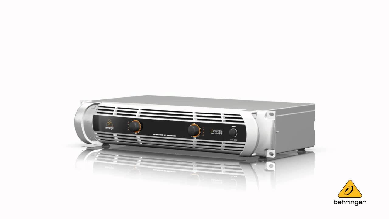 BEHRINGER iNUKE NU1000—Ultra-Lightweight, High-Density 1000-Watt