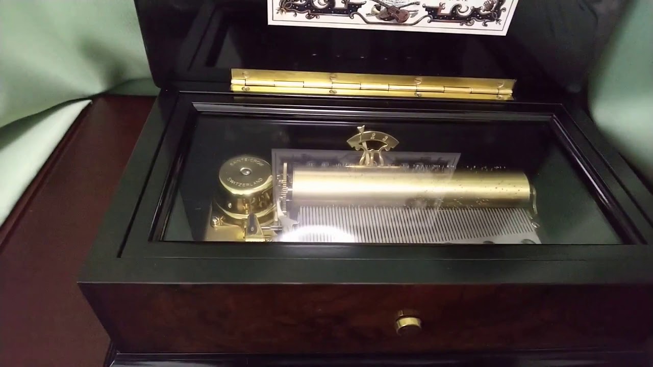 REUGE MUSIC BOX 72note 3part Clair de lune 月の光✨ - YouTube