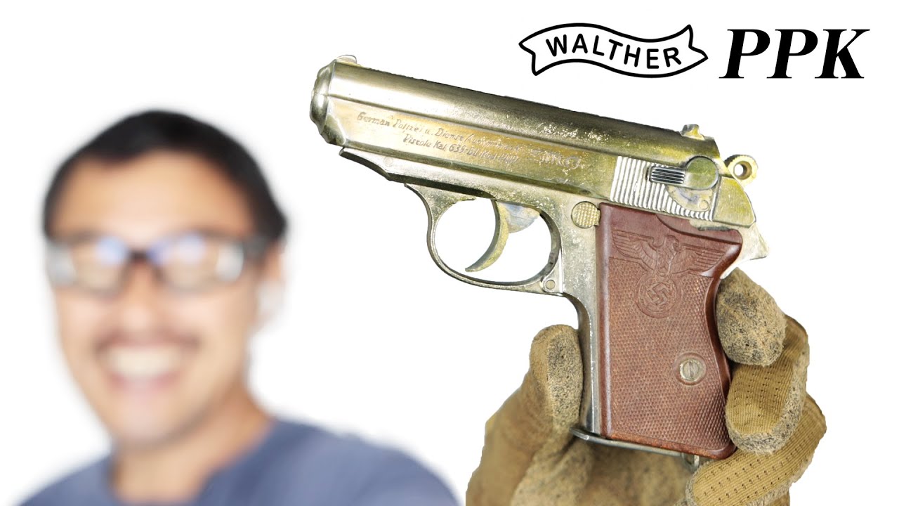 ワルサーPPK MGC 弾のでない金属モデルガン 実射なしブローバックさせ