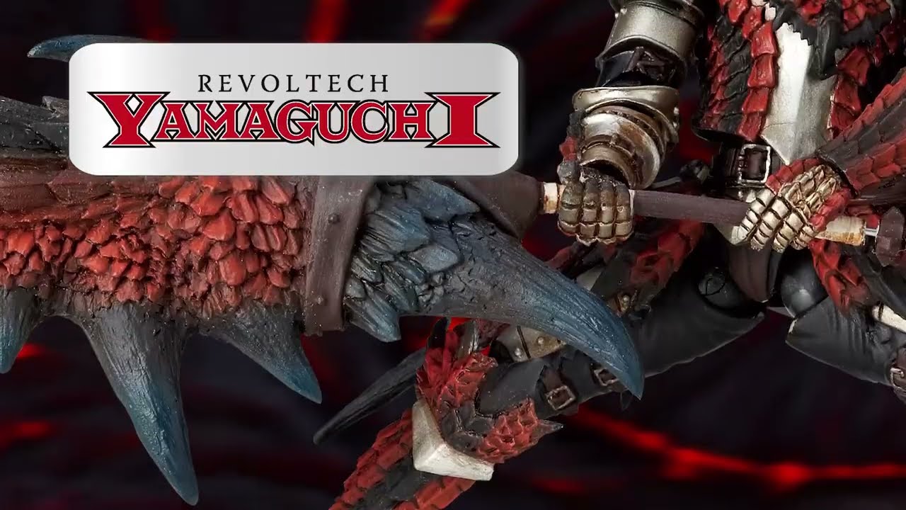 可動編】リボルテックヤマグチ ハンター男剣士 レウスシリーズ - YouTube