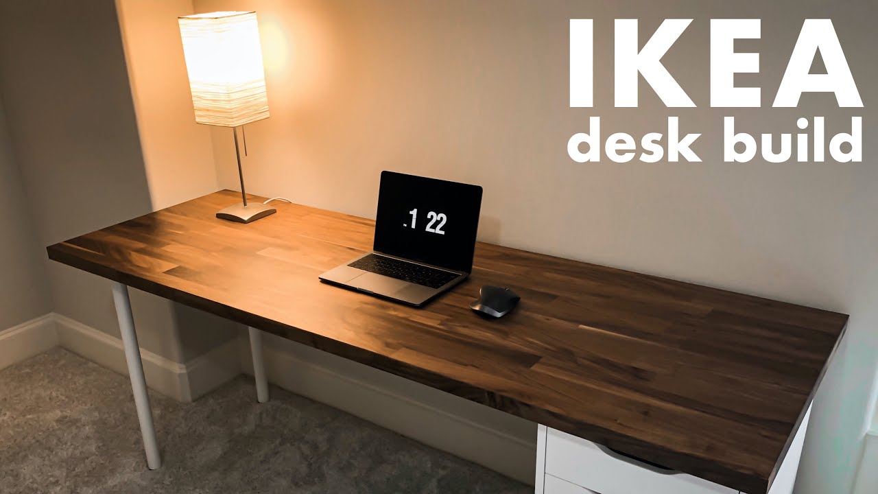 IKEA desk build - Karlby 74