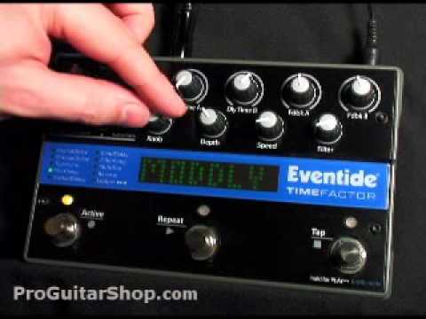 Eventide Timefactor Delay Pedal Part 2 - YouTube