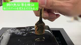 純銅製アイスクリームスプーン(ゴールド／シルバー) | カチカチの