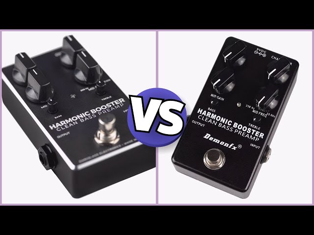 Harmonic Booster : Darkglass vs DemonFX (no talking) - YouTube