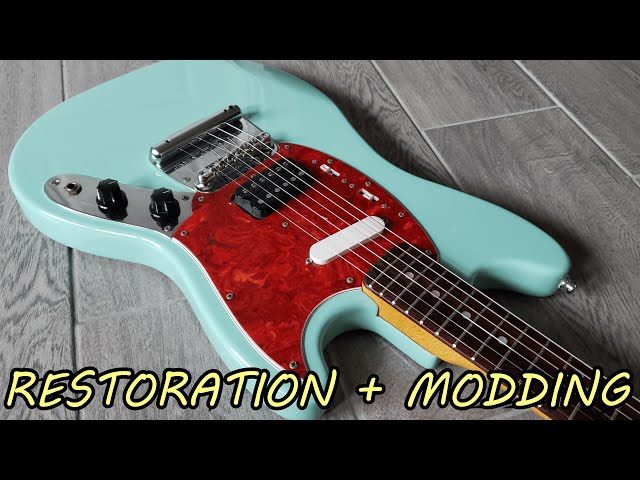 1993 Fender Mustang Restoration + Modding (Kurt Cobain SkyStang II