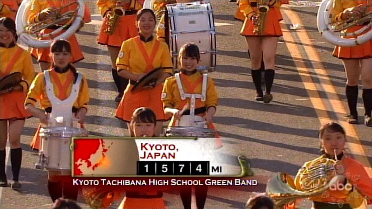 2018 ローズパレード - 京都橘高等学校吹奏楽部マーチングバンド他