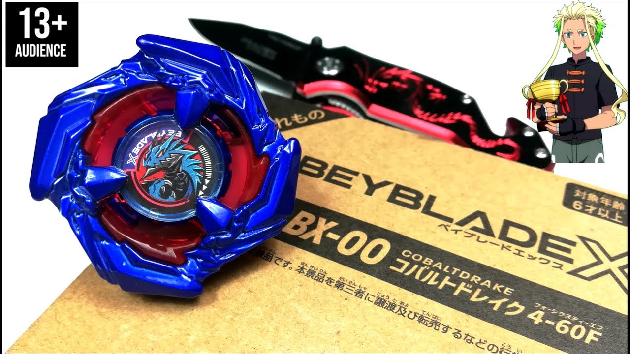 Beyblade X] COBALT DRAKE 4-60F Unboxing & Review Rare BX-00