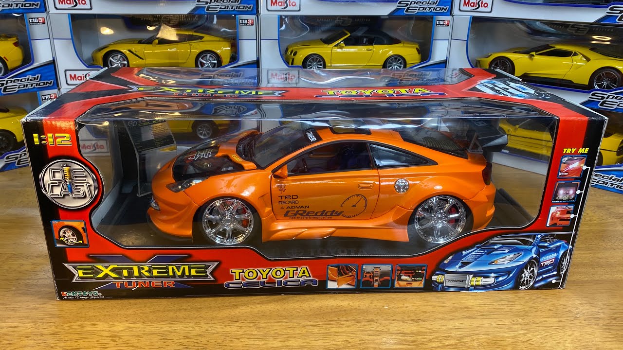 Toyota Celica Extreme Tuner - 1/12 Kentoys Diecast Model - YouTube